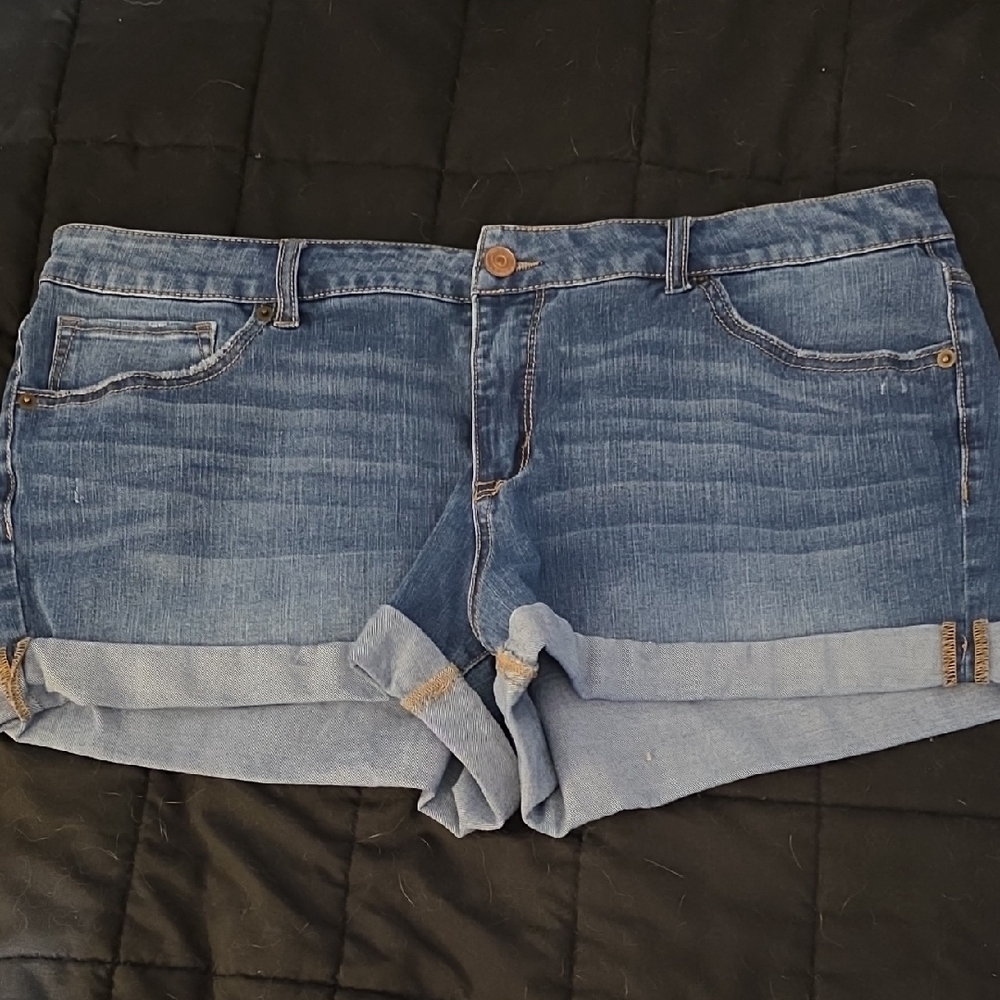 EUC Time and Tru Blue Jean Shorts